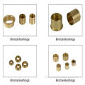 Precision CNC machined brass casting bushing with ISO9001